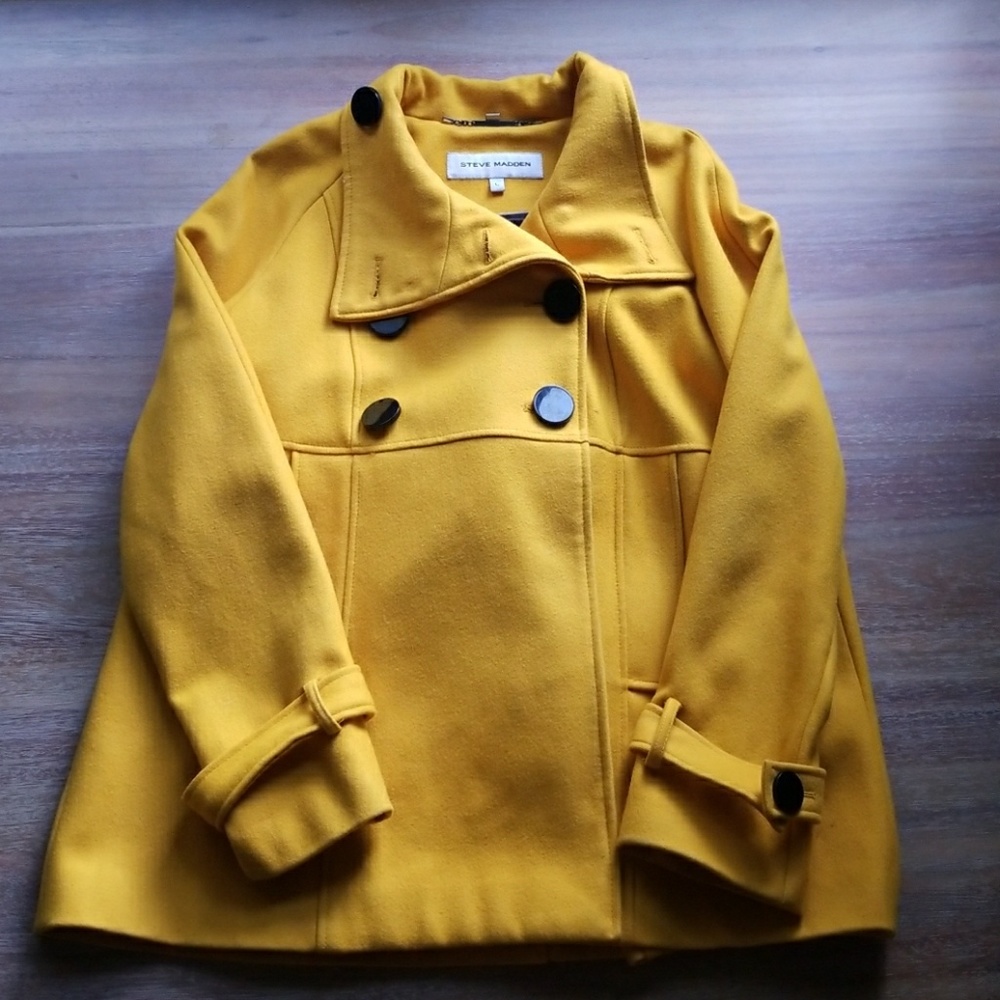 Steve Madden Yellow/Mustard  Coat